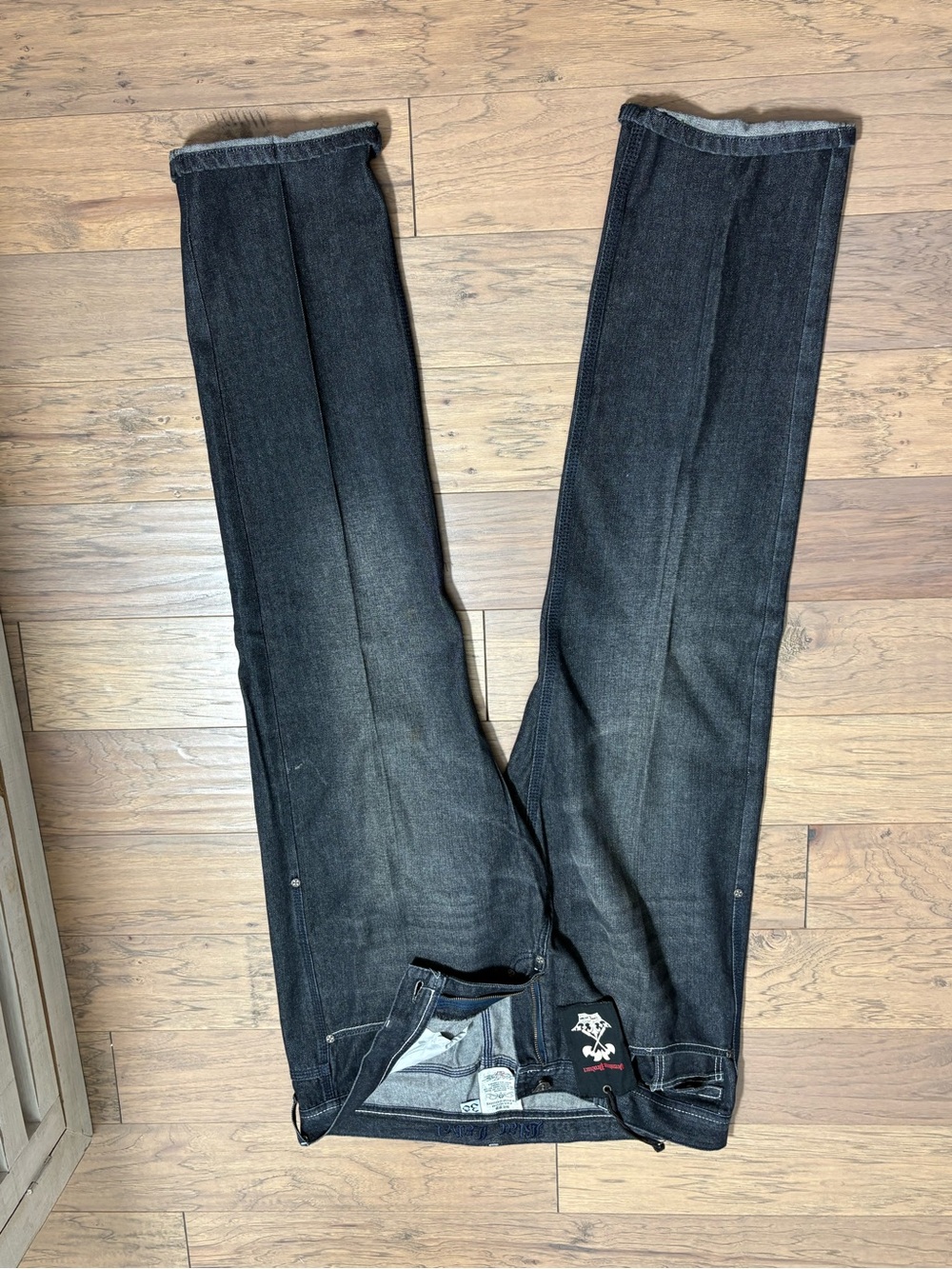 Black Label Men's Relaxed Black Denim Jeans